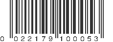 UPC 022179100053