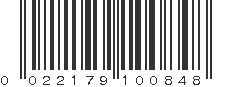 UPC 022179100848