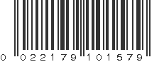 UPC 022179101579