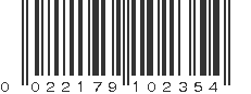 UPC 022179102354