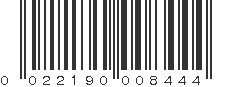 UPC 022190008444