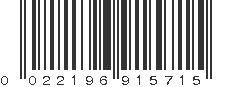 UPC 022196915715