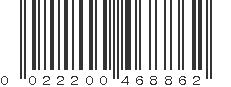 UPC 022200468862