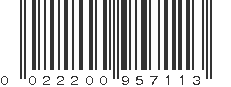 UPC 022200957113