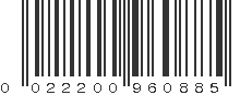 UPC 022200960885