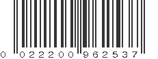 UPC 022200962537