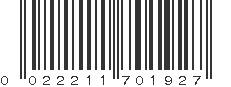 UPC 022211701927