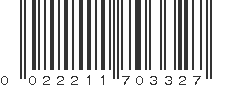 UPC 022211703327