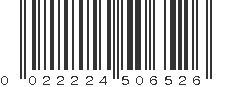 UPC 022224506526