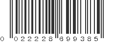 UPC 022228699385