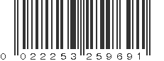 UPC 022253259691