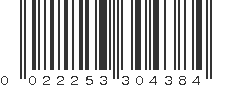 UPC 022253304384