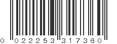 UPC 022253317360