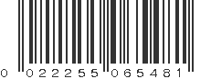 UPC 022255065481