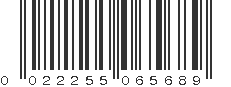 UPC 022255065689