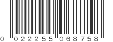 UPC 022255068758