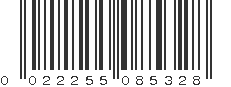 UPC 022255085328