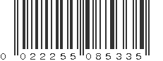 UPC 022255085335