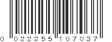 UPC 022255107037