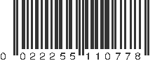 UPC 022255110778