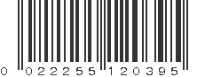 UPC 022255120395