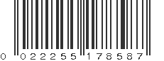 UPC 022255178587