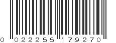 UPC 022255179270