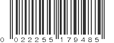 UPC 022255179485