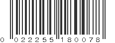 UPC 022255180078