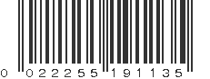 UPC 022255191135