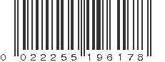 UPC 022255196178