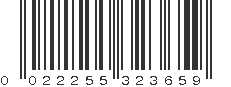 UPC 022255323659