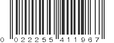 UPC 022255411967