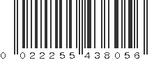 UPC 022255438056