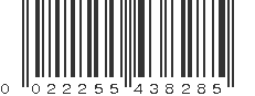 UPC 022255438285