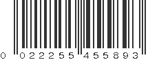 UPC 022255455893