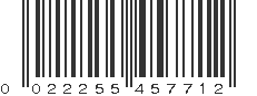 UPC 022255457712