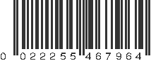 UPC 022255467964