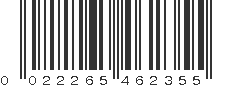 UPC 022265462355