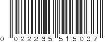 UPC 022265515037