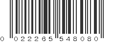 UPC 022265548080