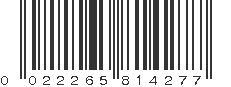 UPC 022265814277