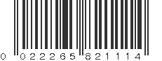 UPC 022265821114