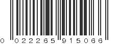 UPC 022265915066