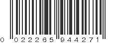 UPC 022265944271