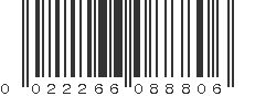 UPC 022266088806