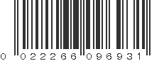 UPC 022266096931