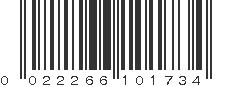 UPC 022266101734