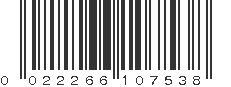 UPC 022266107538