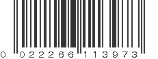 UPC 022266113973